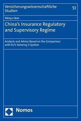 Cover for Qian · China's Insurance Regulatory and S (Book) (2019)