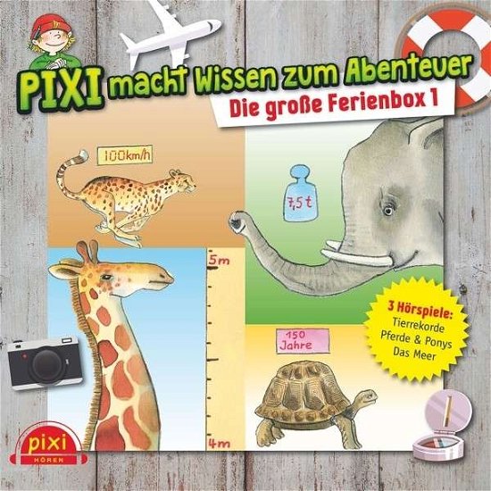 Pixi Wissen Ferienbox 1 - Audiobook - Audioboek - SAMMEL-LABEL - 9783867428811 - 23 april 2015