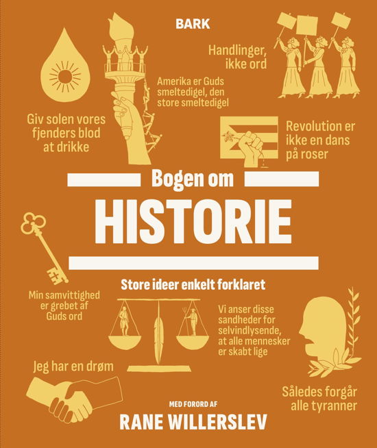 Cover for Forlaget Bark · Store ideer: Bogen om Historie (Hardcover Book) [1º edição] (2023)