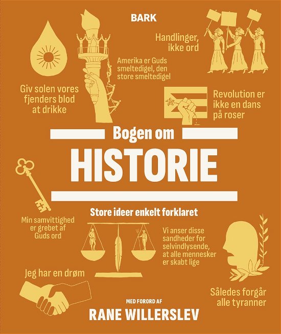 Cover for Forlaget Bark · Store ideer: Bogen om Historie (Gebundenes Buch) [1. Ausgabe] (2023)