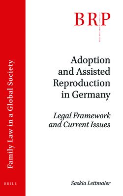 Cover for Saskia Lettmaier · Adoption and Assisted Reproduction in Germany (Paperback Book) (2019)