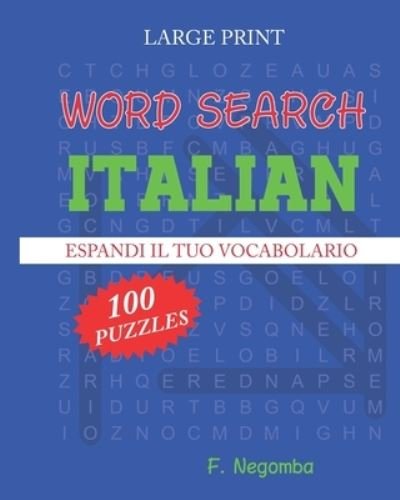Cover for F Negomba · Word Search Italian (Paperback Bog) (2020)
