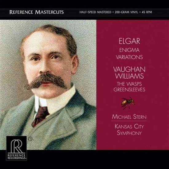 Cover for Kansas City Symphony Orchestra · Michael Stern &amp; Kansas City Symphony: Edward Elgar / Vaughan Williams (VINIL) (2013)