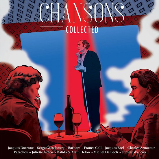 Cover for Chansons Collected (Ltd. Red &amp; Blue Vinyl) (LP) [Limited Coloured Vinyl edition] (2022)