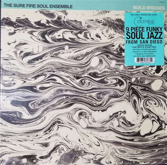 Cover for Sure Fire Soul Ensemble · Build Bridges (Coke Bottle Clear Vinyl) (LP) [Coloured edition] (2019)