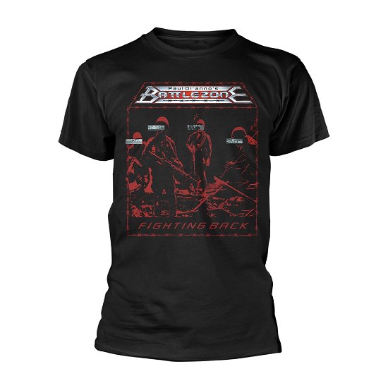 Cover for Paul Di'anno's Battlezone · Fighting Back (T-shirt) [size S] [Black edition] (2020)