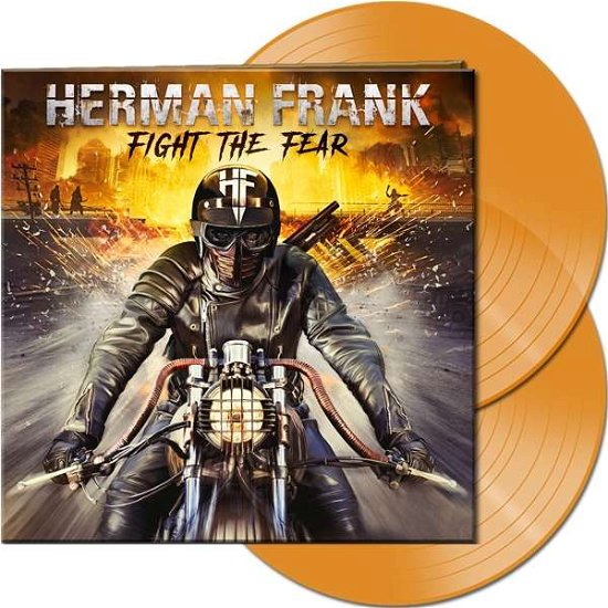 Cover for Herman Frank · Fight the Fear (Orange Vinyl) (LP) [Coloured edition] (2019)