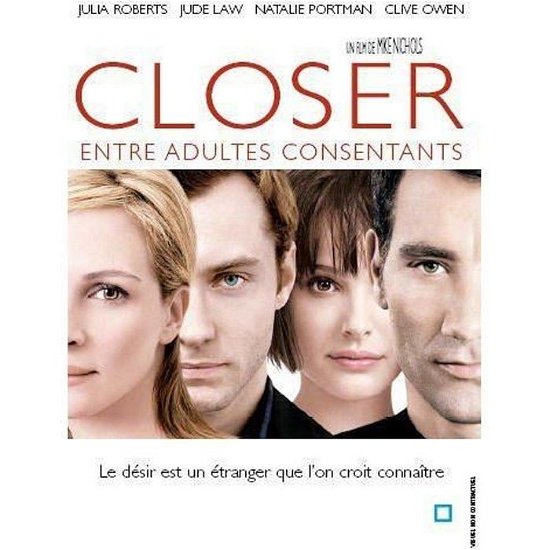 Closer Entre Adultes Consentants - Movie - Film -  - 3333297872812 - 