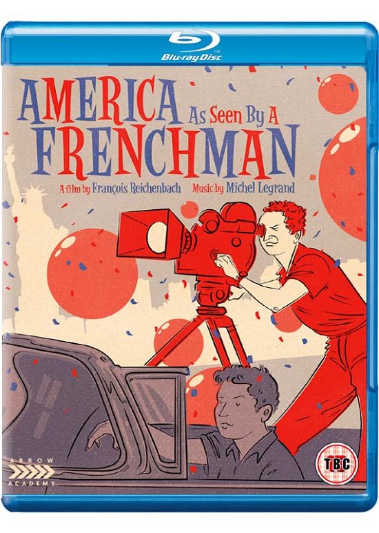 Cover for America as Seen by a Frenchman BD · America Seen By A Frenchman (Blu-ray) (2020)