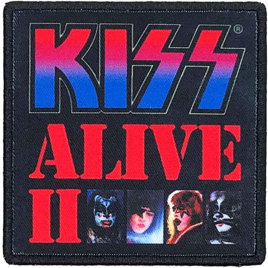 KISS Standard Printed Patch: Alive II - Kiss - Mercancía - Value Merch - 5056368633812 - 15 de diciembre de 2023