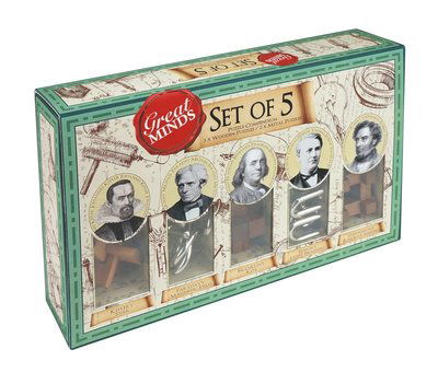Great Minds Set of 5 Puzzles (Men) - Enigma - Merchandise - PROFESSOR PUZZLE - 5060036531812 - 31. mars 2020