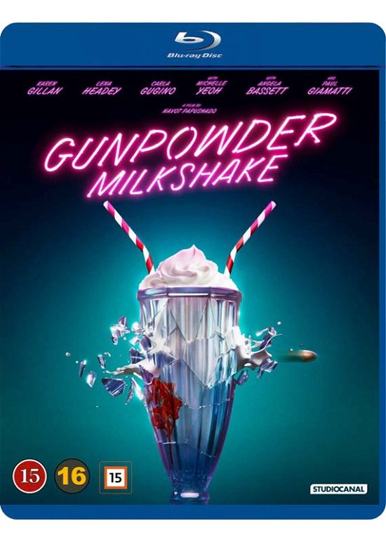 Cover for Gunpowder Milkshake (Blu-ray) (2021)