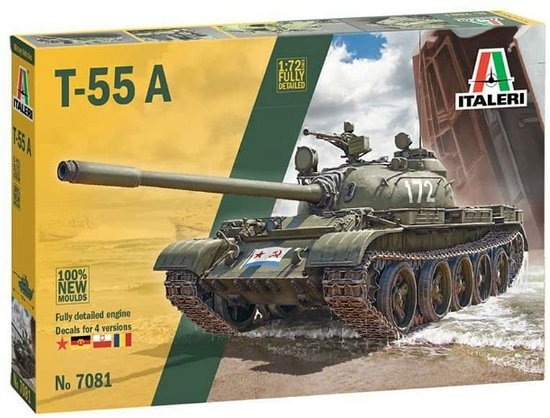 Cover for Italeri · Italeri - T-55 A Main Battle Tank 1:72 (12/20) * (Legetøj)
