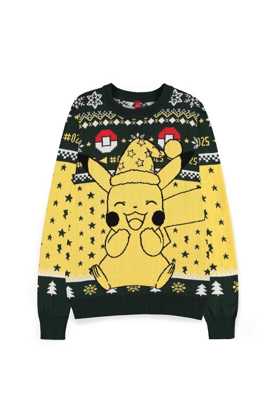 Cover for Pokemon Sweatshirt Christmas Jumper Pikachu Gr (Legetøj) (2023)