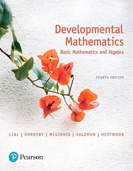 Cover for Margaret Lial · Developmental Mathematics: Basic Mathematics and Algebra (Paperback Book) (2017)