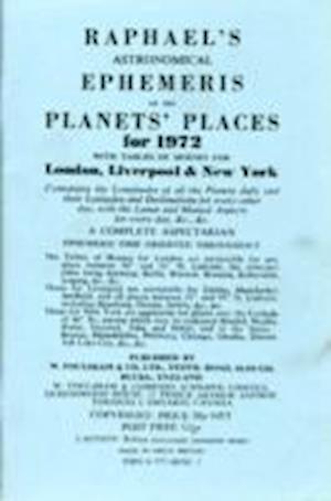 Cover for Edwin Raphael · Raphael's Astronomical Ephemeris: With Tables of Houses for London, Liverpool and New York (Paperback Book) [New edition] (1993)