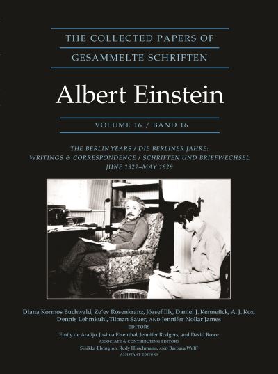 Cover for Albert Einstein · The Collected Papers of Albert Einstein, Volume 16 (Documentary Edition): The Berlin Years / Writings &amp; Correspondence / June 1927–May 1929 - Collected Papers of Albert Einstein (Hardcover Book) (2021)