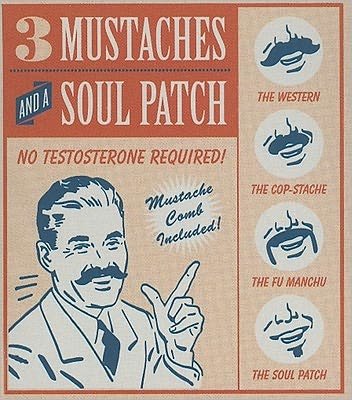 Cover for David Jones · Three Mustaches and a Soul Patch: No Testosterone Required! (Buch) (2011)