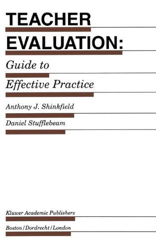 Cover for Anthony J. Shinkfield · Teacher Evaluation: Guide to Effective Practice - Evaluation in Education and Human Services (Hardcover Book) [1995 edition] (1995)