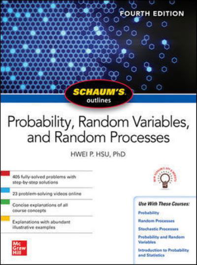 Cover for Hwei Hsu · Schaum's Outline of Probability, Random Variables, and Random Processes, Fourth Edition (Taschenbuch) (2019)