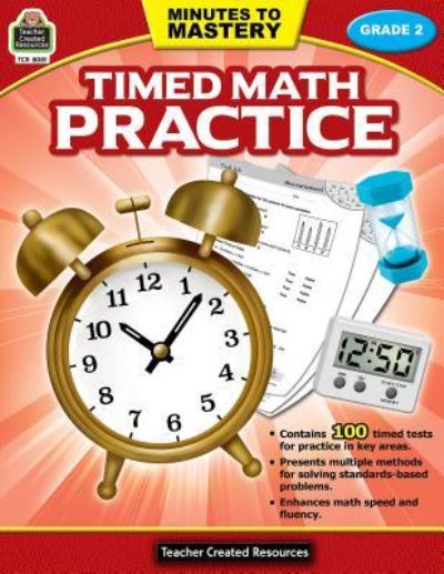 Cover for Teacher Created Resources · Minutes to Mastery-Timed Math Practice Grade 2 (Paperback Book) (2017)