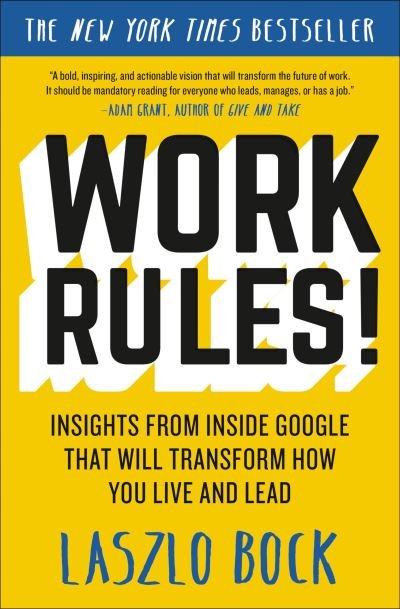 Cover for Laszlo Bock · Work Rules (Buch) (2023)