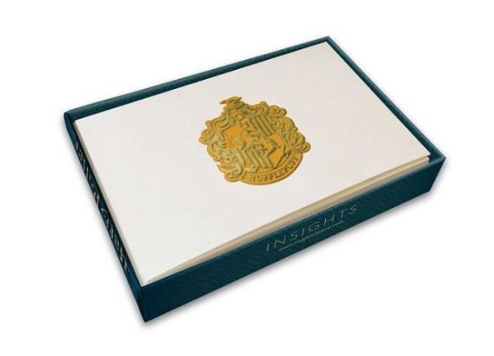 Harry Potter: Hufflepuff Crest Foil Note Cards - Insight Editions - Bøger - Insight Editions - 9781683832812 - 21. januar 2018