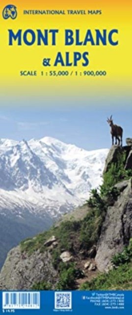 Cover for ITM Publications · Mont Blanc &amp; Alps (Landkarten) (2023)