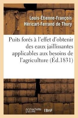 Cover for Hericart-ferrand De Thury · Extrait Du Rapport Sur Le Concours Pour Le Percement Des Puits Fores (Paperback Bog) (2016)