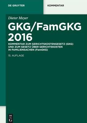 Cover for Meyer · GKG / FamGKG 2016 (Book) (2015)