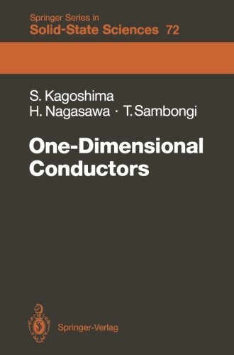 Cover for Seiichi Kagoshima · One-Dimensional Conductors - Springer Series in Solid-State Sciences (Paperback Book) [Softcover reprint of the original 1st ed. 1988 edition] (2012)