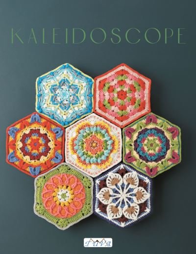 Cover for Kaleidoscope: Collected Colorful Crochet Motifs and Geometric Patterns (Paperback Book) (2024)