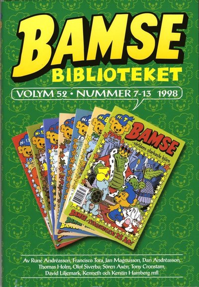 Cover for Rune Andreasson · Bamsebiblioteket: Bamse Biblioteket. Vol 52, nummer 7-13 1998 (Bound Book) (2013)