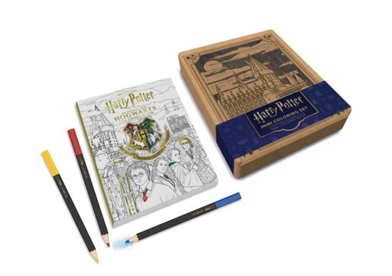 Cover for Harry Potter Mini Coloring Set: Contains 64pp coloring book and 12 premium colored pencils (N/A) (2025)