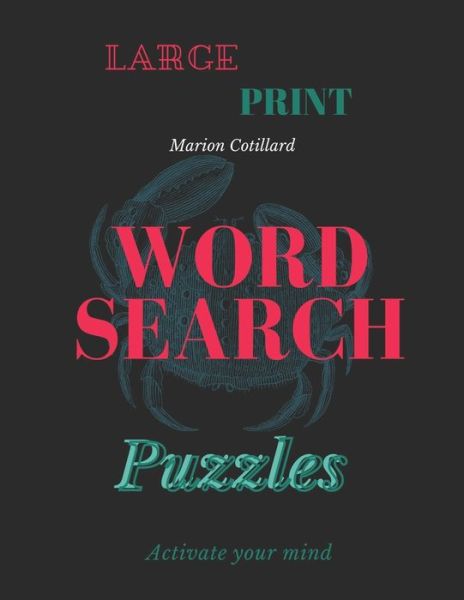 Cover for Marion Cotillard · LARGE PRINT Word Search Puzzles (Paperback Book) (2020)