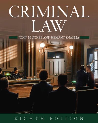 Cover for John M. Scheb · Criminal Law (Book) (2024)