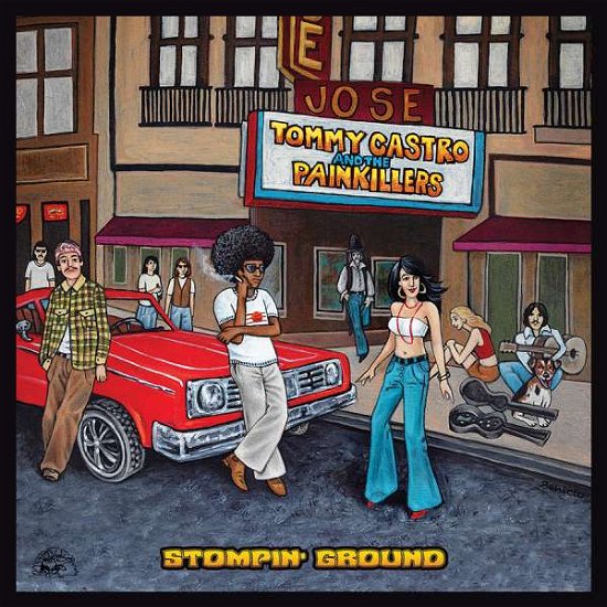 Cover for Castro, Tommy &amp; Painkillers · Stompin' Ground (LP) (2017)