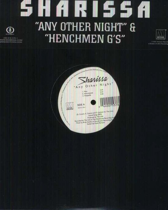 Any Other Night - Sharissa - Musik - UNIDISC - 0044001537813 - 30. juni 1990