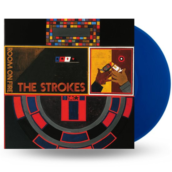 Cover for The Strokes · Room On Fire (LP) [Limited Blue Vinyl edition] (2023)