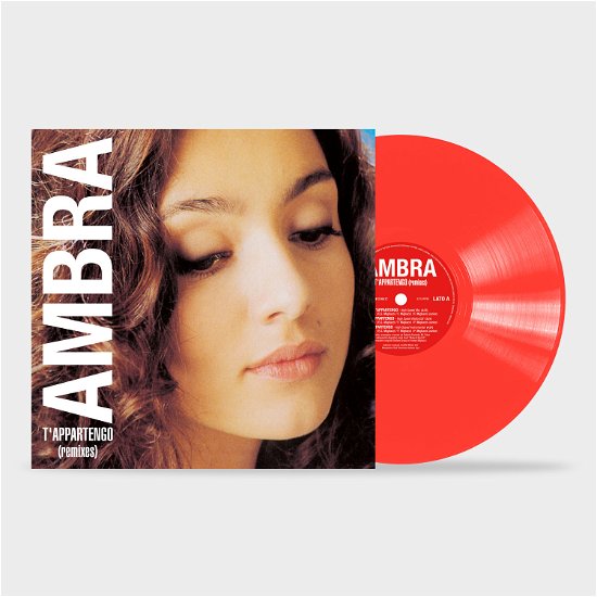 Cover for Ambra · T'appartengo (Remixes) - Red Vinyl Edition (12&quot;) (2023)