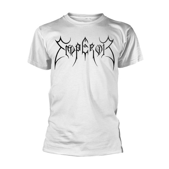 Cover for Emperor · Logo Black (T-shirt) [size M] [White edition] (2017)