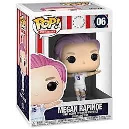 Megan Rapinoe (Vinyl Figure 14) - Football: Funko Pop! Sports Legends - Merchandise - Funko - 0889698705813 - July 3, 2023