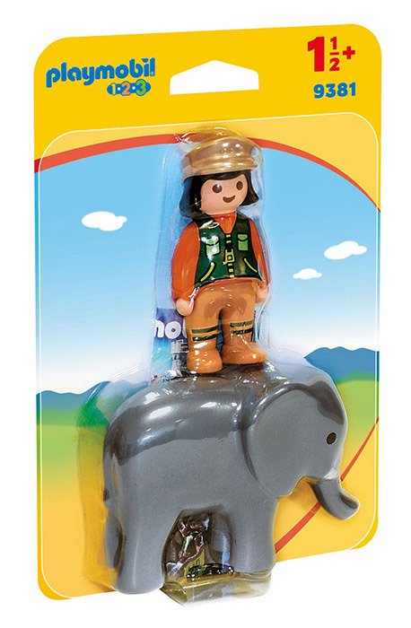 Cover for Playmobil · Playmobil - Playmobil 9381 Dierenverzorgster met Olifant (Leketøy) (2019)
