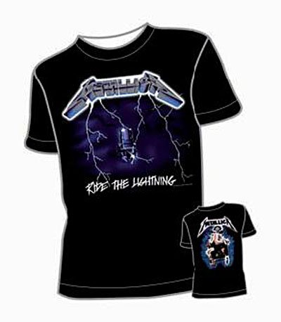Ride the Lightning - Metallica - Merchandise - BRAVADO - 5023209003813 - 30. juni 2008