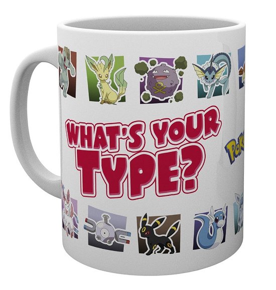 Tasse Pokémon - Whats your type? - 1 - Merchandise -  - 5028486362813 - 