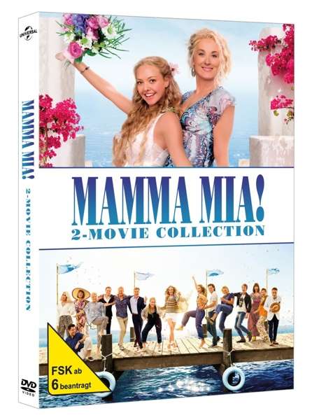 Cover for Meryl Streep,lily James,amanda Seyfried · Mamma Mia! 2-Movie Coll.,DVD.831 708-1 (Book) (2018)