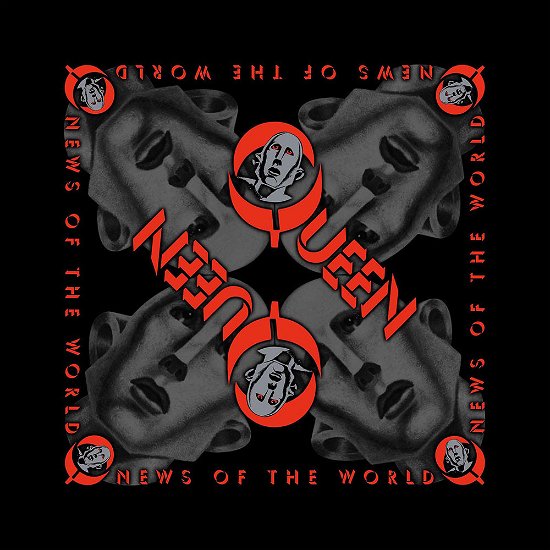 Cover for Queen · Queen Unisex Bandana: News of the World (MERCH) [Black - Unisex edition]