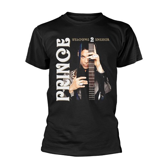 Cover for Prince · Welcome 2 America (T-shirt) [size S] [Black edition] (2021)