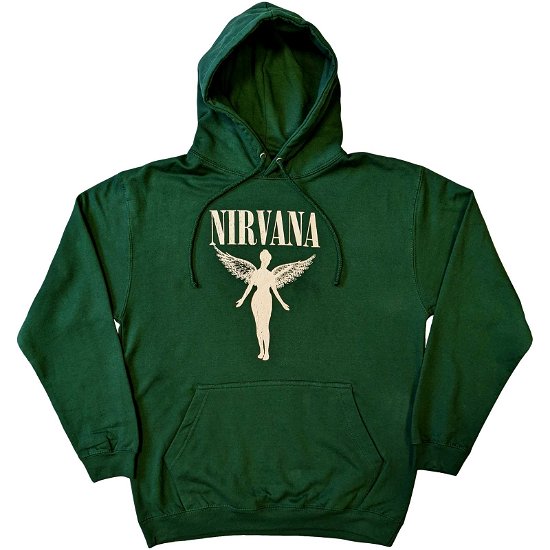 Nirvana Unisex Pullover Hoodie: Angelic Mono - Nirvana - Merchandise -  - 5056561082813 - 