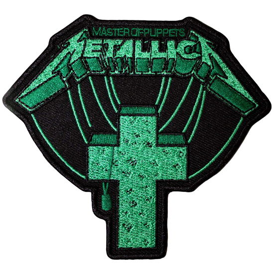 Cover for Metallica · Metallica Woven Patch: Master Of Puppets Green Cross (Standard) (Patch) (2024)